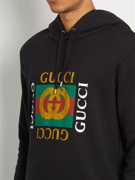 cheap black gucci sweatshirt|Gucci trim tan hoodie sweatshirt.